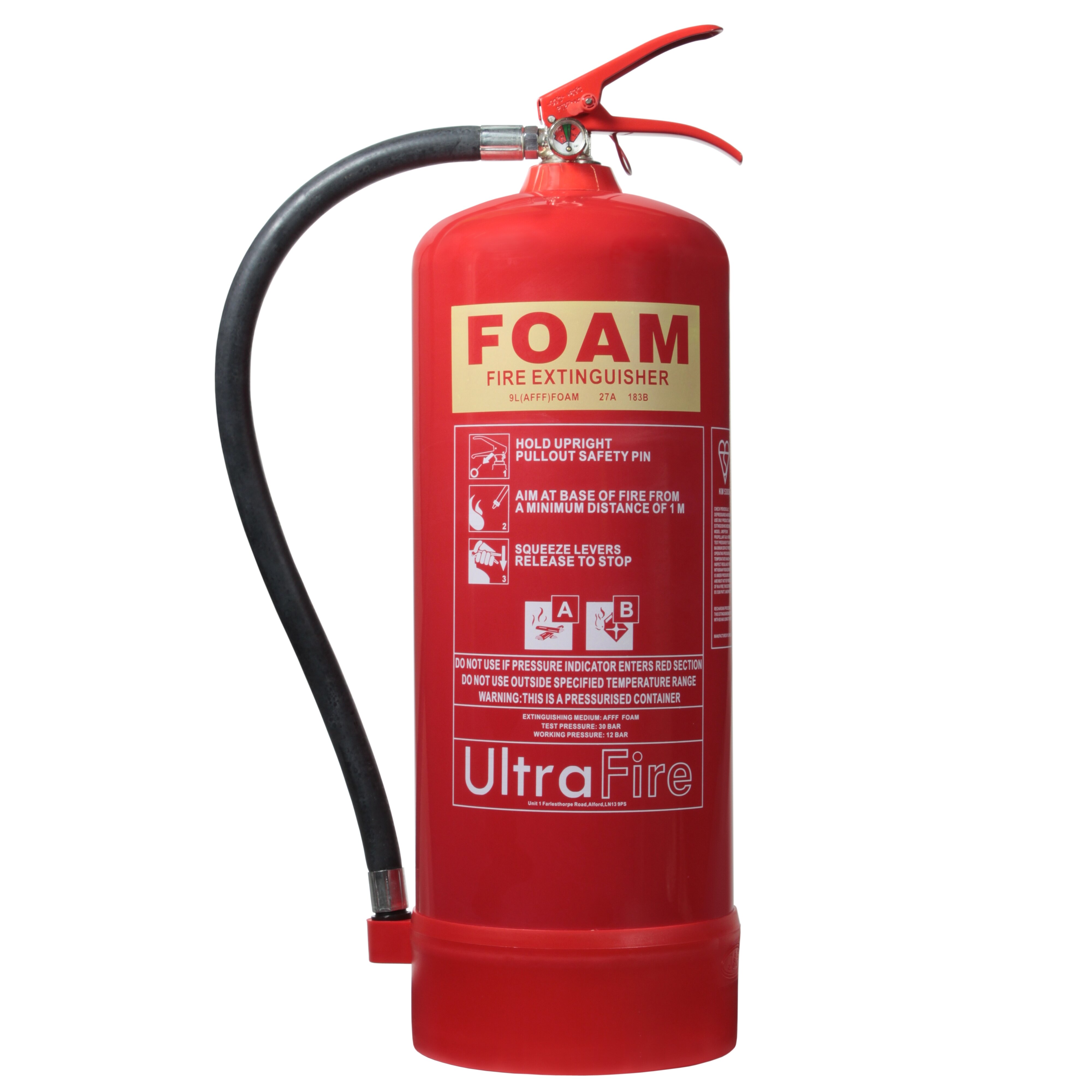 UltraFire 9ltr AFFF Foam Fire Extinguisher