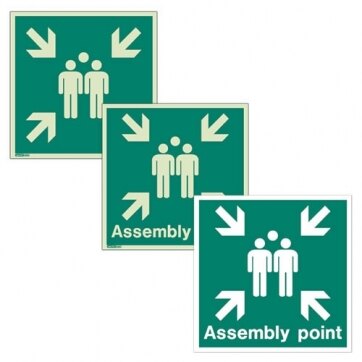 Assembly Area Signs From Jalite
