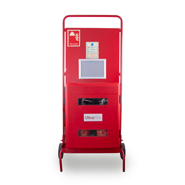 UltraFire Double Cabinet Site Stand with Optional Push Button or Call Point Site Alarm